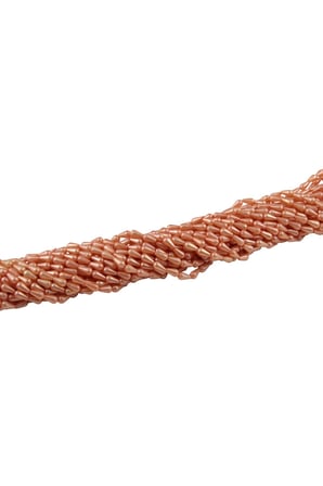 Damla İnci 6x10 mm Somon Tonları Boncuk (20 Gr Ortalama 125 Adet)