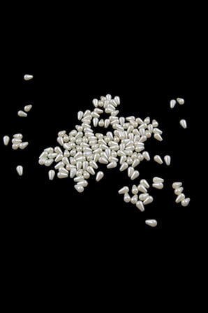 Damla İnci 6x10 mm Krem1 Boncuk (20 Gr Ortalama 125 Adet)