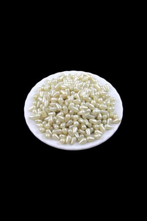 Damla İnci 6x10 mm Krem1 Boncuk (20 Gr Ortalama 125 Adet)