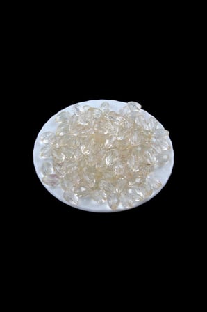 10x14 mm Damla Vizon Akrilik Boncuk (25 gr 34 Adet)