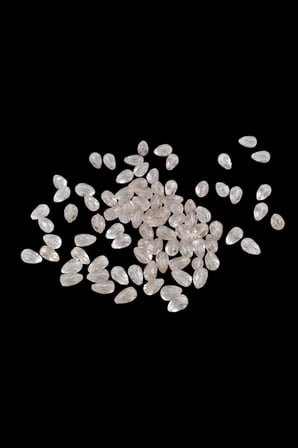 Damla Açık Somon 10x14 mm Akrilik Boncuk (25 gr 34 Adet)