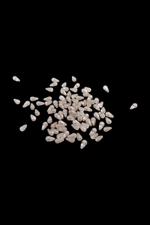 Damla Açık Vizon 7x14 mm Akrilik Boncuk (25 gr 70 Adet)