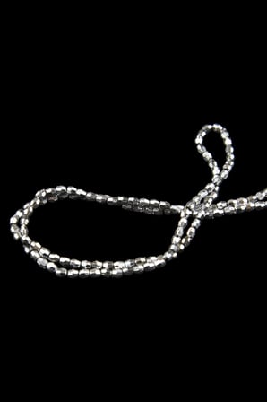 Gümüş Renk 4 mm Plastik Boncuk Aksesuar Takı Malzemesi (25 Gr)