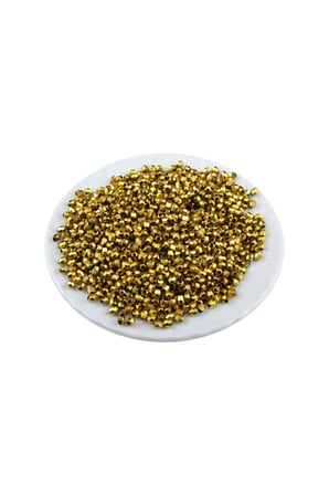 Altın Sarısı 4 mm Plastik Boncuk Aksesuar Takı Malzemesi (25 Gr)
