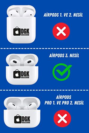 3. Nesil Uyumlu Koruyucu Bluetooth Silikon Yumuşak 360 Kulaklık Kılıfı Siyah