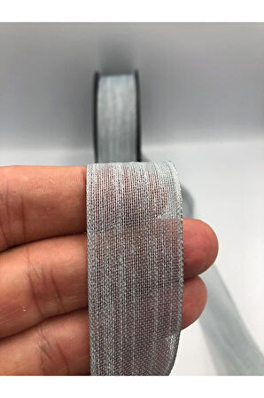 5 mt Keten Kurdele Nopeli 25 mm Bohça, Süsleme, Çeyiz, Gelin, Nişan, Söz, Paketleme, Fiyonk