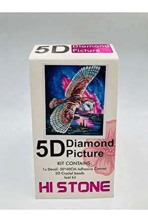 50x40 Boncuklu Taş İşleme Mozaik Elmas Goblen Tablo Resim Boncuk Puzzle Dıamond Paıntıng Hı Stone