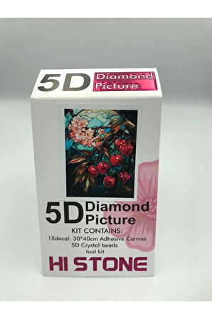 30x40 Boncuklu Taşlı Mozaik Elmas Goblen Pano Tablo Resim Puzzle Dıamond Paıntıng Hı Stone