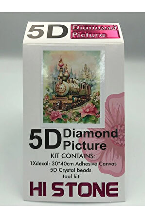 30x40 Boncuklu Taşlı Mozaik Elmas Goblen Pano Tablo Resim Puzzle Dıamond Paıntıng Hı Stone