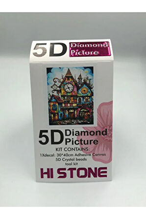 30x40 Boncuklu Taş Mozaik Elmas Goblen Pano Tablo Resim Boncuk Puzzle Dıamond Paıntıng Hı Stone