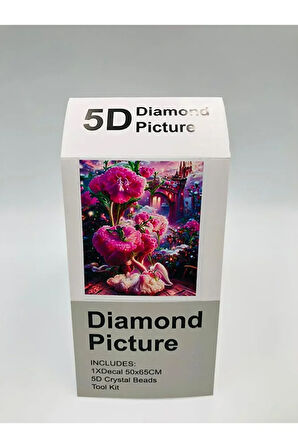 65x50 Boncuklu Taş İşleme Mozaik Elmas Goblen Tablo Resim Boncuk Puzzle Dıamond Paıntıng Hı Stone