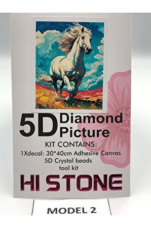 30x40 Boncuklu Taşlı Mozaik Elmas Goblen Pano Tablo Resim Puzzle Dıamond Paıntıng Hı Stone