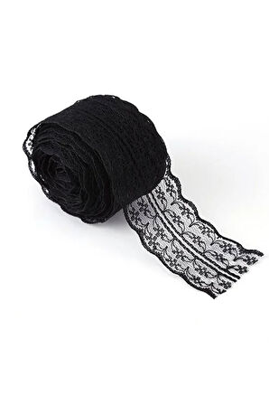 20 Metre Çift Katlı Güpür Dantel Kurdele ( En : 4,5 Cm)