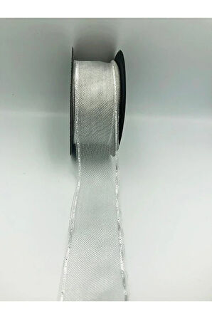 5 mt Şifon Kurdele 25 mm Bohça, Süsleme, Çeyiz, Gelin, Nişan, Söz, Paketleme, Fiyonk, Tül Kurdele