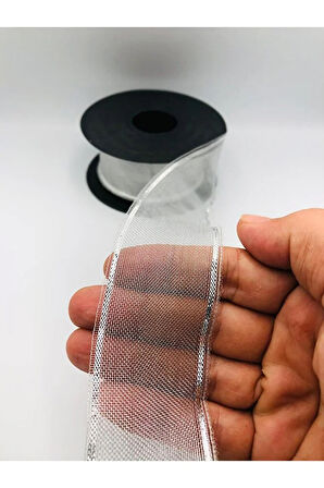 5 mt Şifon Kurdele 25 mm Bohça, Süsleme, Çeyiz, Gelin, Nişan, Söz, Paketleme, Fiyonk, Tül Kurdele