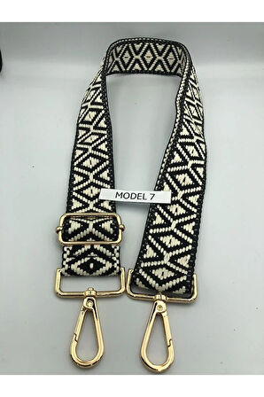 Desenli Çanta Askısı Dokuma Mango