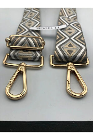 Desenli Çanta Askısı Dokuma Mango