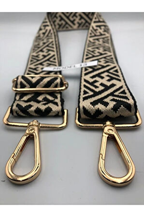 Desenli Çanta Askısı Dokuma Mango