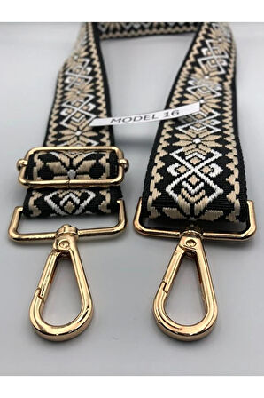 Desenli Çanta Askısı Dokuma Mango