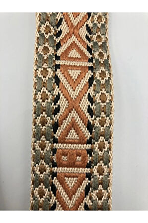 Desenli Çanta Askısı Dokuma Mango