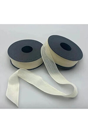 20 mt Krem Keten Kurdele Nopeli 25 mm