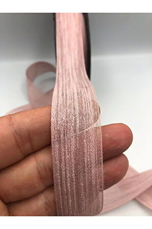 20 mt Keten Kurdele Nopeli 25 mm Bohça Süsleme Çeyiz Gelin