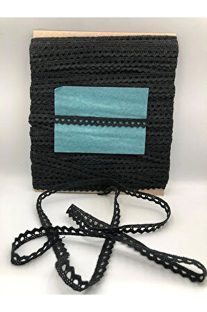 5 Metre Pamuk Dantel Şerit 1 Cm Kopanaki Güpür