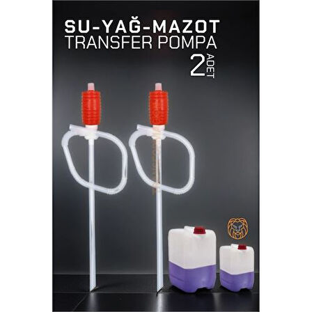 Sıvı Transfer Pompası 2 ADET Su Yağ Mazot