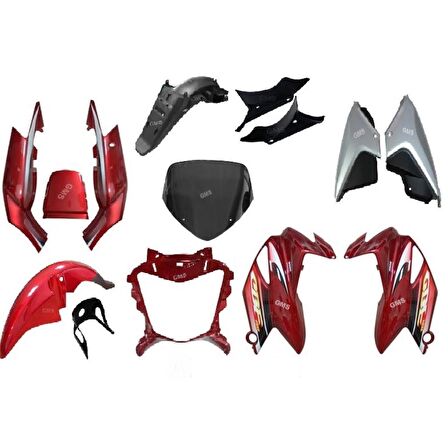 HONDA CBF 150 KAPORTA GRENAJ SETİ KIRMIZI