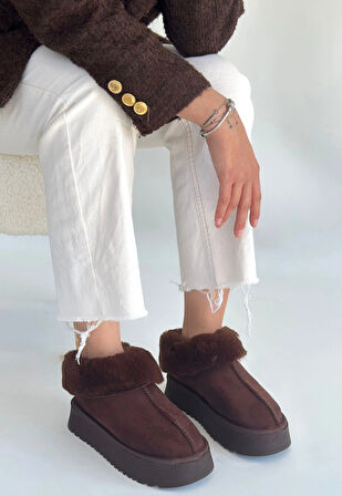 Edali Kahverengi Süet Bot