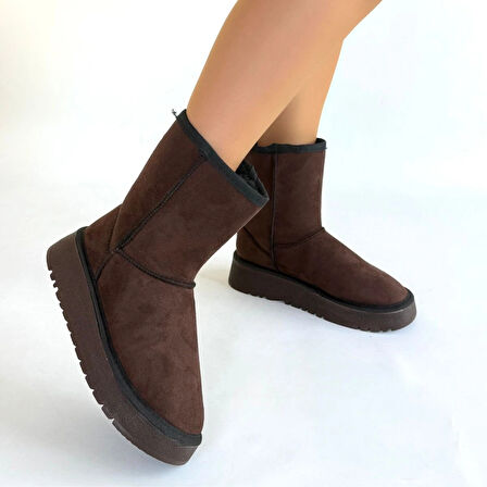 Sophia Kahverengi Süet Bot