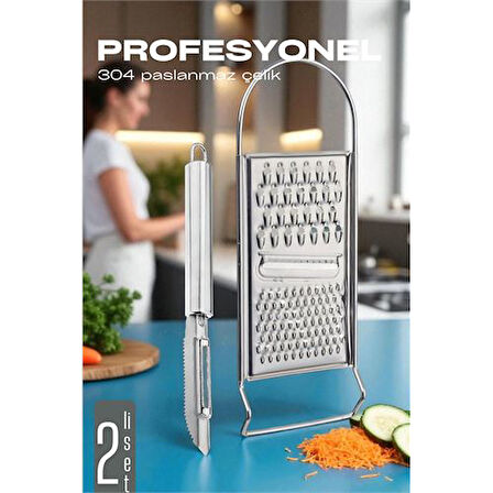 Modacar Rende Soyacak Seti - Sebze Oyacağı - Profesyonel Çelik 2 li set