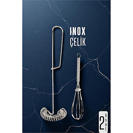 Modacar Inox Çelik Çırpıcı + Mini Çırpıcı Seti