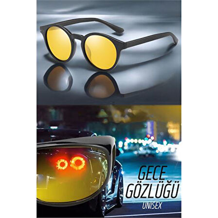 Modacar Parlama Önleyici Gece Sürüş Görüş Gözlüğü Sis Far Işık Önleyici Anti-Fog Gözlük