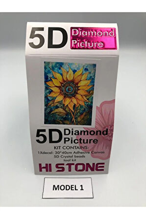 30x40 Boncuklu Taşlı Mozaik Elmas Goblen Pano Tablo Resim Puzzle Dıamond Paıntıng Hı Stone