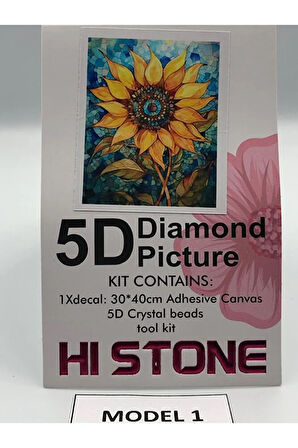 30x40 Boncuklu Taşlı Mozaik Elmas Goblen Pano Tablo Resim Puzzle Dıamond Paıntıng Hı Stone