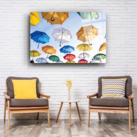 Şemsiyeler 3 Cam Tablo