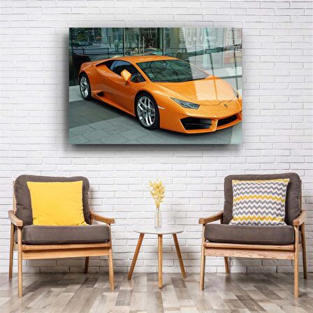 Spor Araba Cam Tablo