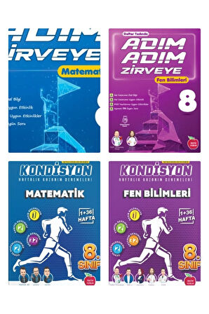 NEWTON YAYINLARI 8.SINIF MATEMATİK,FEN BİLİMLERİ 4'LÜ SET
