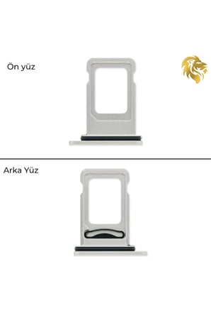 İphone 11 Çiftli Sim Yuvası İkili Sim Tepsisi Sim Aparatı Dual Sim Yeri Sim Tray Sim Çekmecesi 11 Uyumlu (Beyaz) Çiftli sim yuvası ikili sim tepsisi çiftli sim aparatı dual sim çekmecesi
