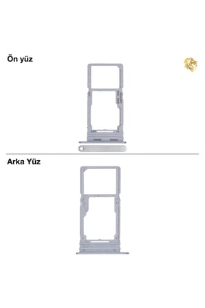 Samsung Galaxy A16 Uyumlu Sim İç Yuvası Çiftli Gri