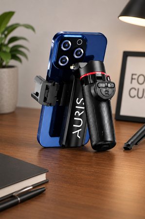 Selfie Stick Tripod Mini Bluetooth Uzaktan Kumandalı Telefon Standı Masaüstü Telefon Tutucu Çantaboy