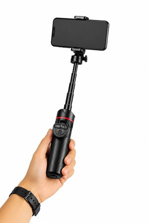 Selfie Stick Tripod Mini Bluetooth Uzaktan Kumandalı Telefon Standı Masaüstü Telefon Tutucu Çantaboy