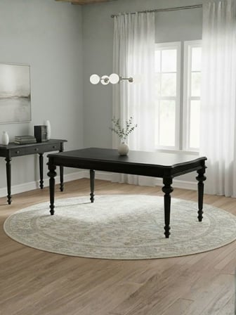 Ariston Antik Ahşap Açılır Mutfak Masası 140cm