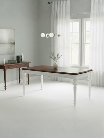 Ariston Antik Ahşap Açılır Mutfak Masası 140cm