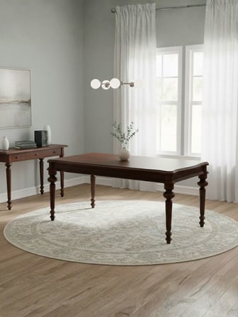 Ariston Antik Ahşap Açılır Mutfak Masası 140cm
