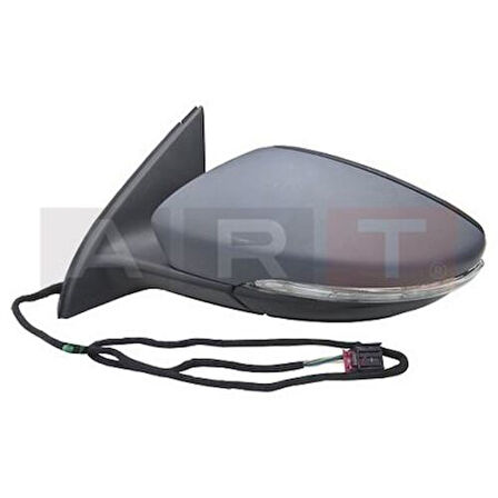 ART M006.6188 Dış Dikiz Aynası Elektrikli Isıtmalı Sinyalli Astarlı Asferik Sol Passat 2010 3AA857507