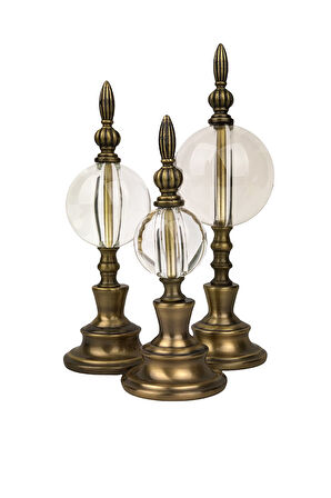 Üçlü Bronz Alem Küre