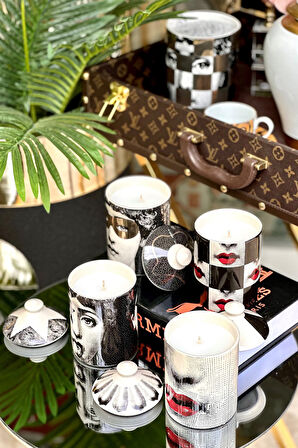 Yıldız Gözlü Kapaklı Mum