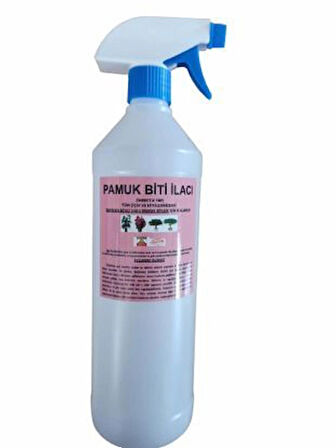 ÇİÇEK VE BİTKİLER İÇİN UNLU PAMUK BİTİ SOLÜSYONU 1000 ML 